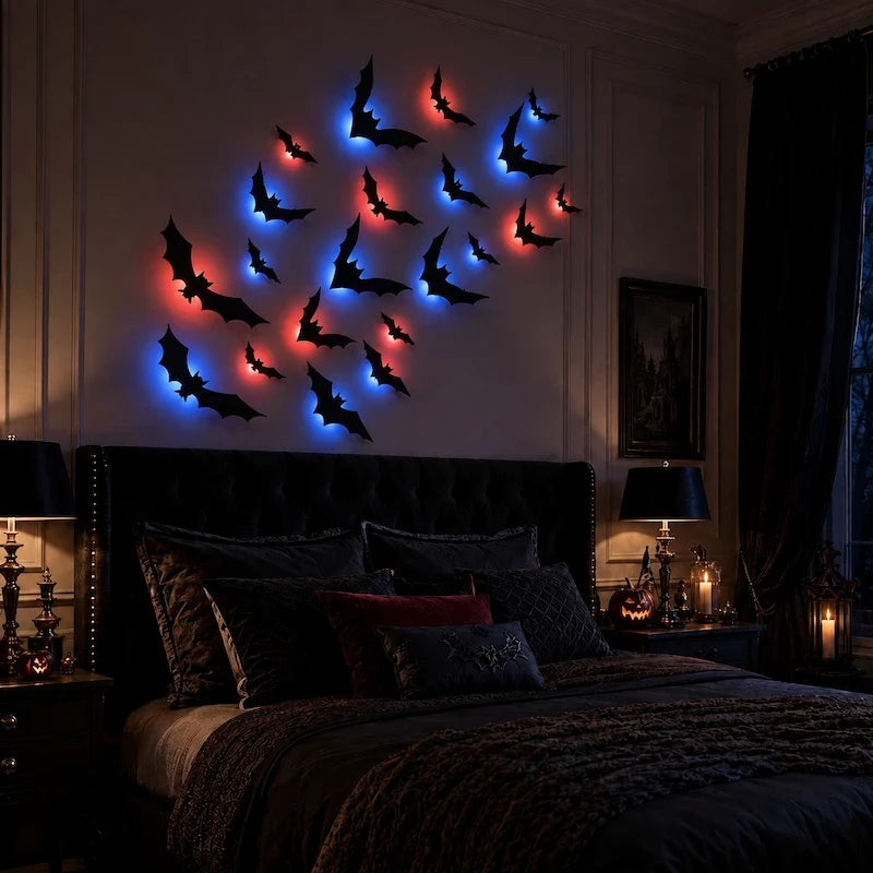 Décoration murale chauves-souris 3D HallowWing™
