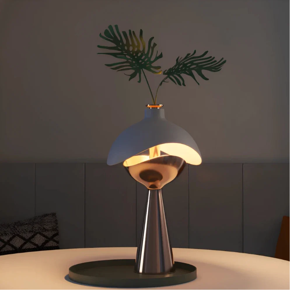 Lampe de table sculptée LumiDome™