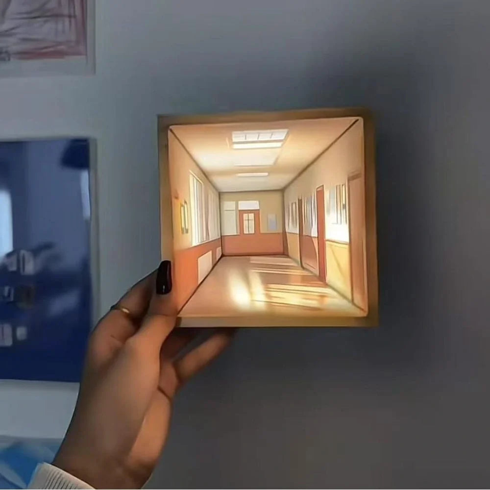 3D-illusie kunstlamp