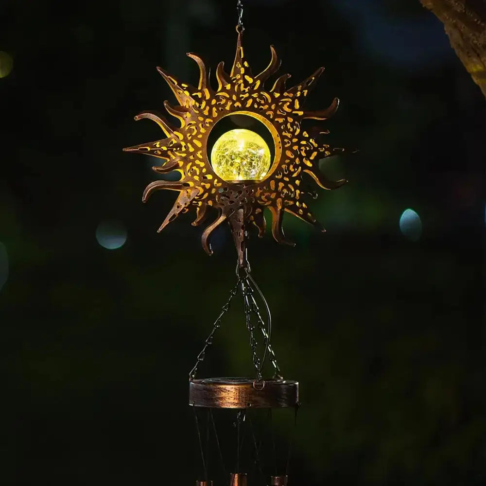Carillon éolien solaire WhisperGlow™