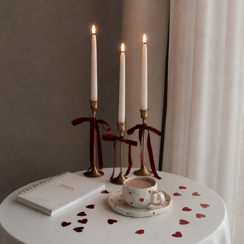 Bougies chandelier sans flamme