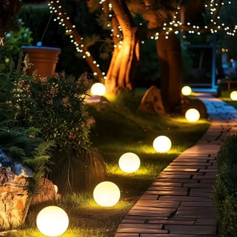 Bolvormige tuinlamp
