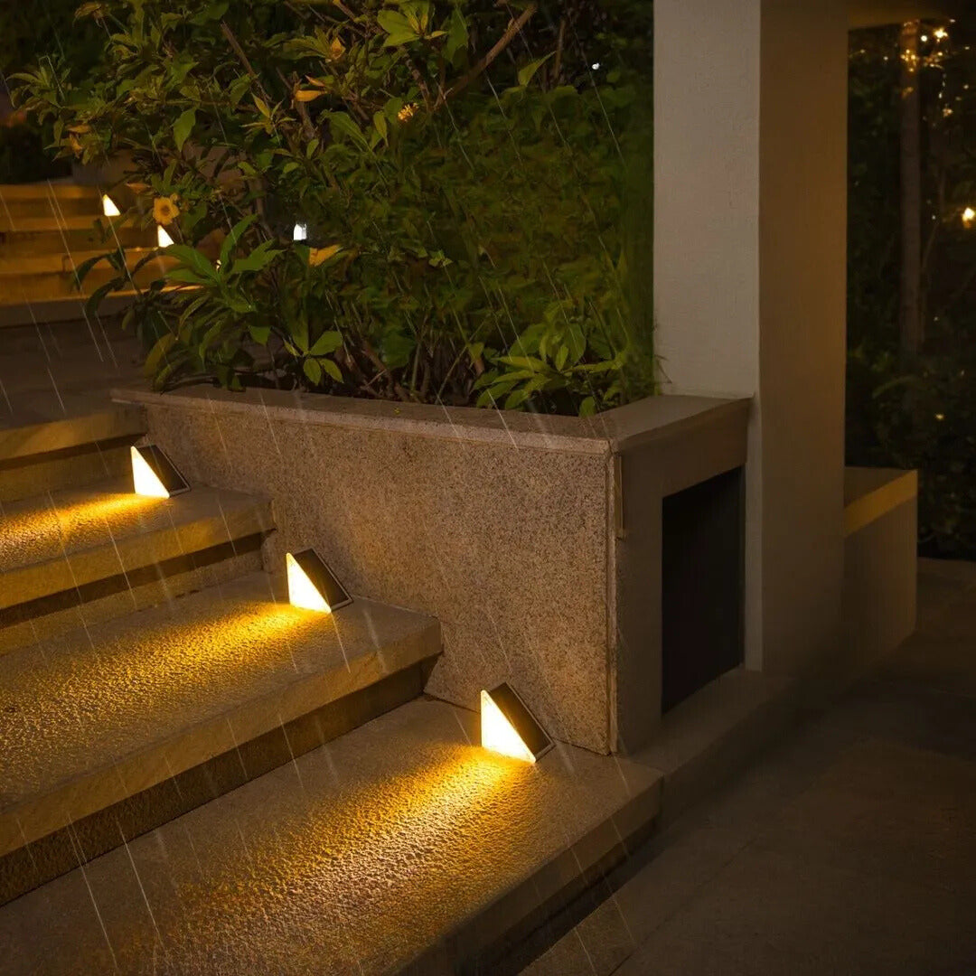 Lampes d'escalier solaires