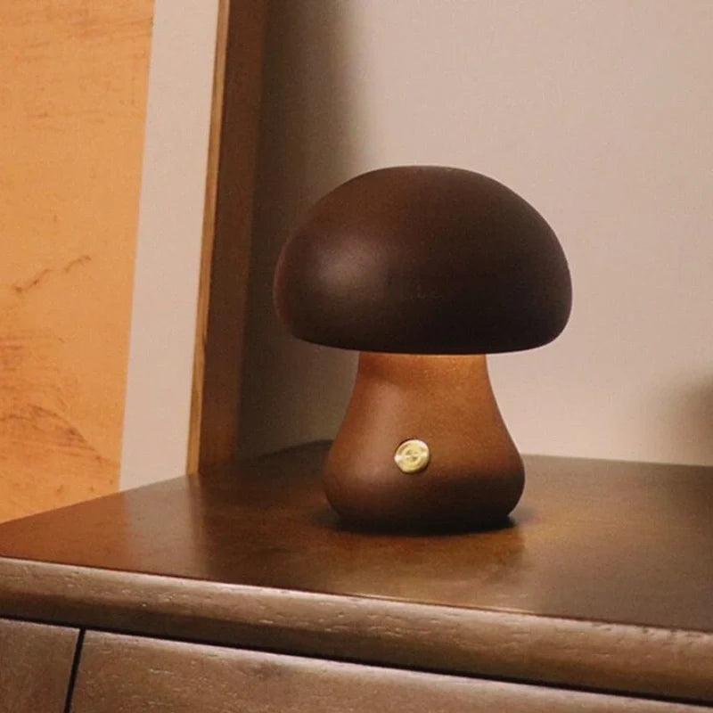 Lampe de table en bois Lumishroom™