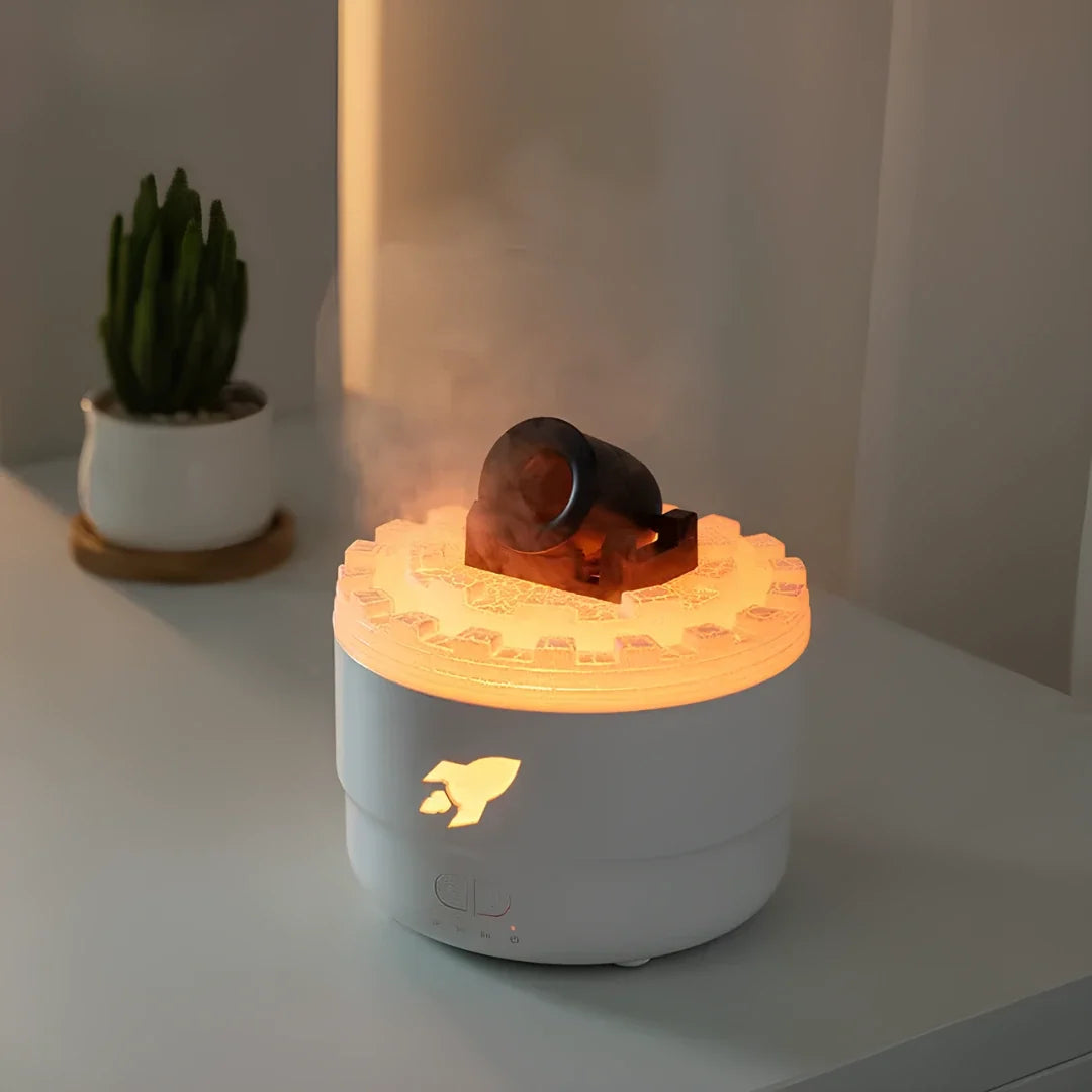 Humidificateur à canon haute pression