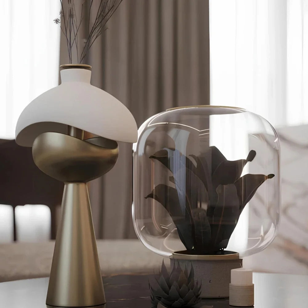 Lampe de table sculptée LumiDome™