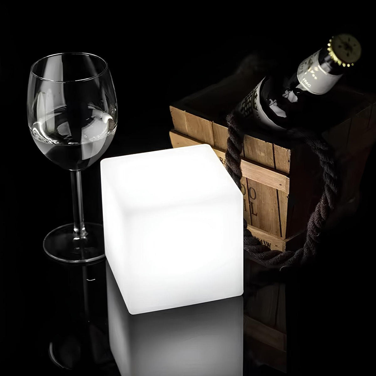 Kubieke tuinlamp