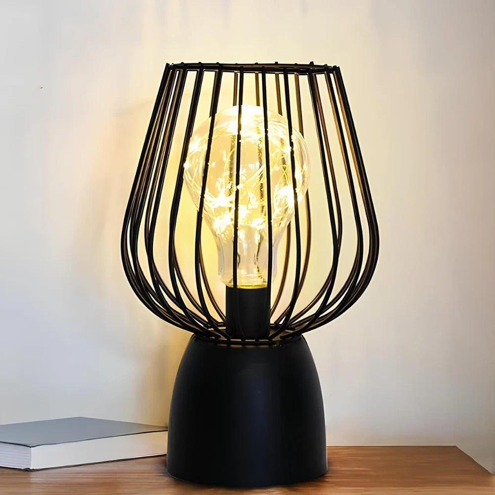 Lampe en fer rayonnante