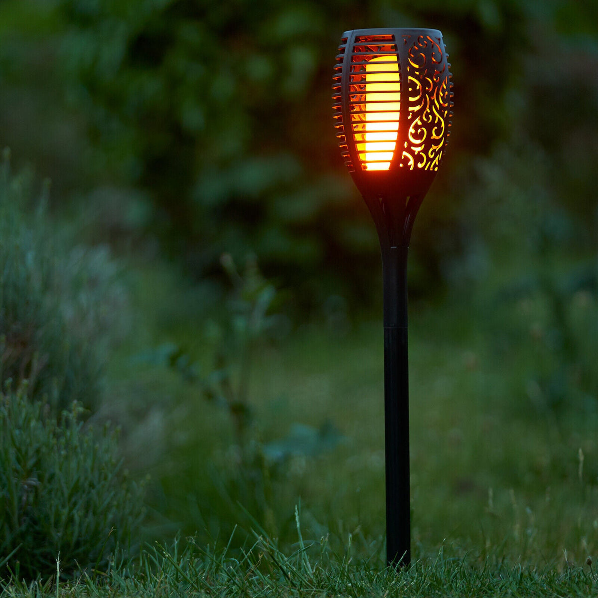 Torche solaire de jardin