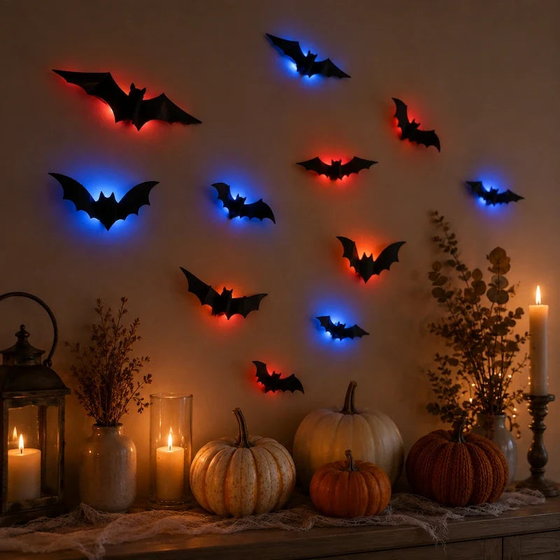 Décoration murale chauves-souris 3D HallowWing™
