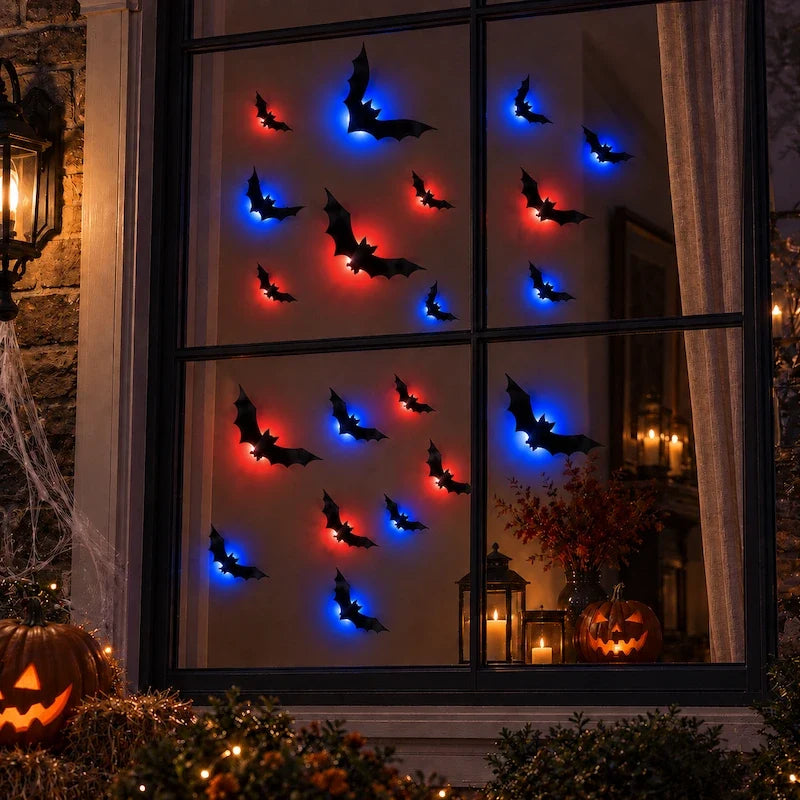 Décoration murale chauves-souris 3D HallowWing™