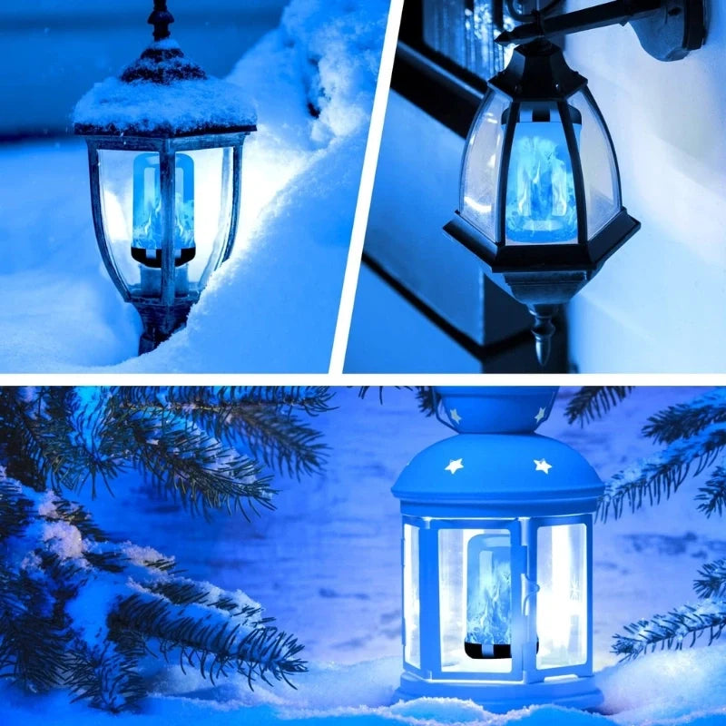 LED-lamp met vlam-effect