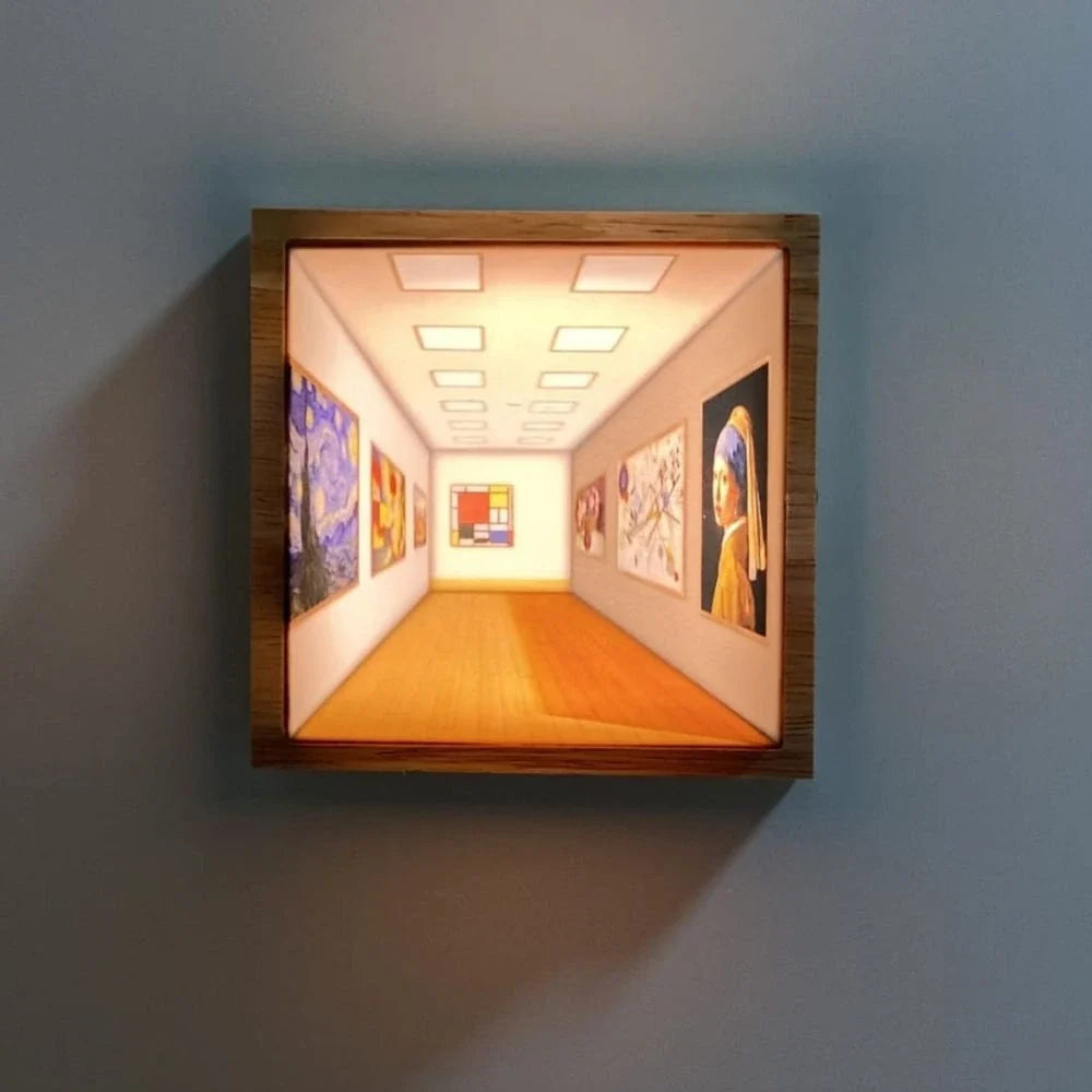 Lampe d'art à illusion 3D