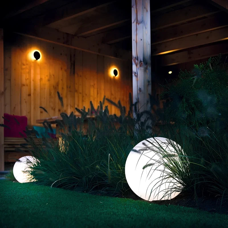 Bolvormige tuinlamp