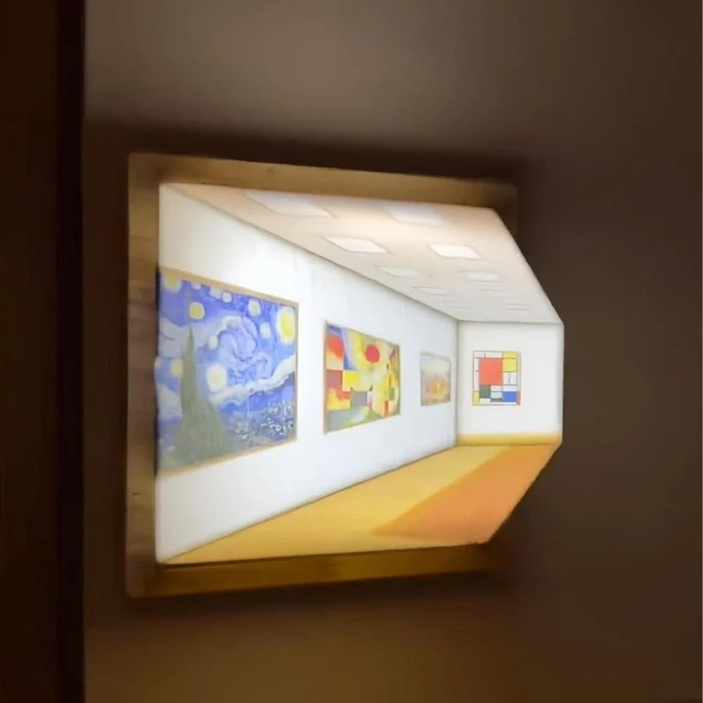 Lampe d'art à illusion 3D