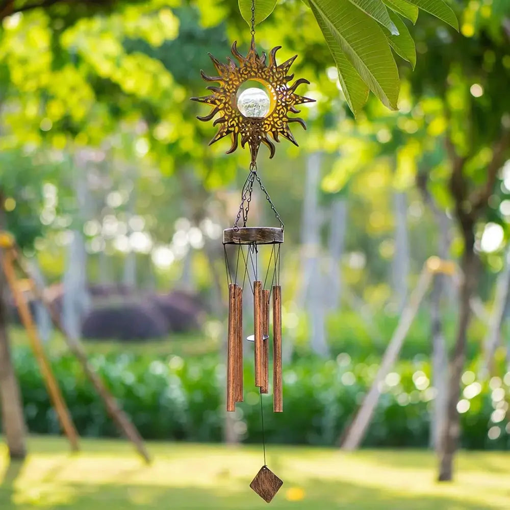Carillon éolien solaire WhisperGlow™
