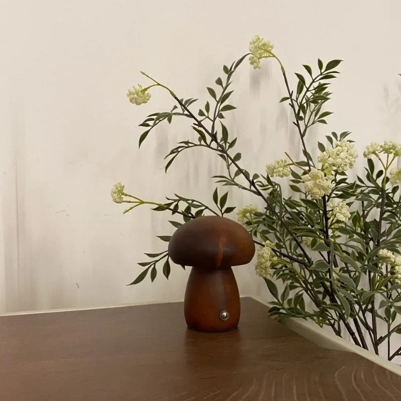 Lampe de table en bois Lumishroom™