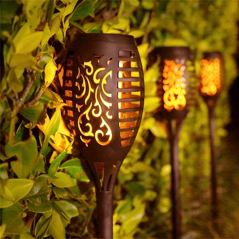 Torche solaire de jardin