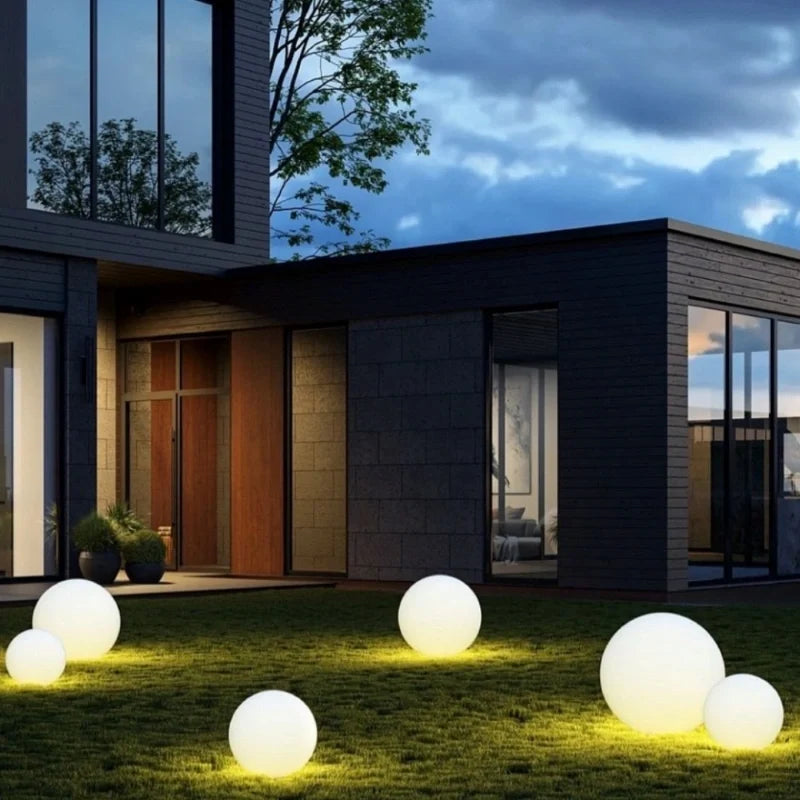Bolvormige tuinlamp