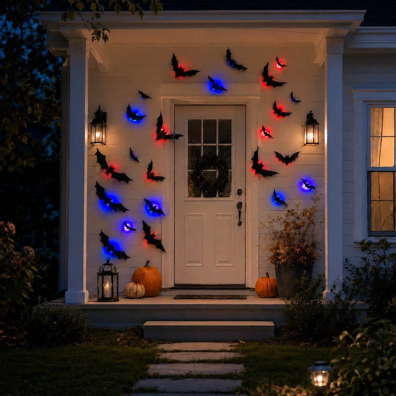 Décoration murale chauves-souris 3D HallowWing™