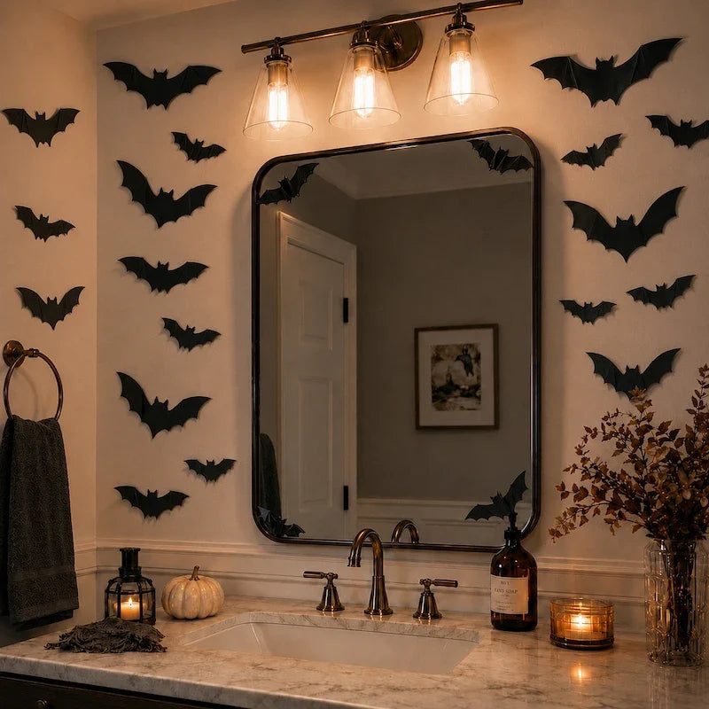 Décoration murale chauves-souris 3D HallowWing™