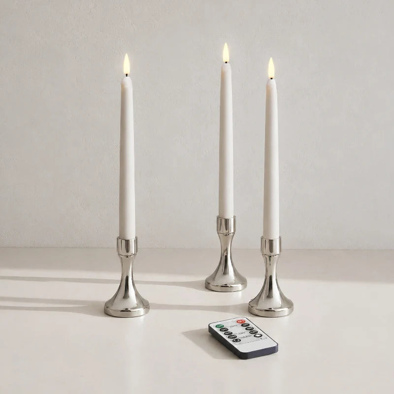 Bougies chandelier sans flamme