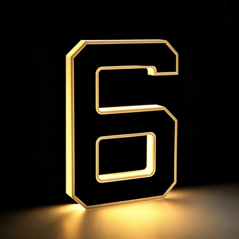 Solar huisnummerlamp