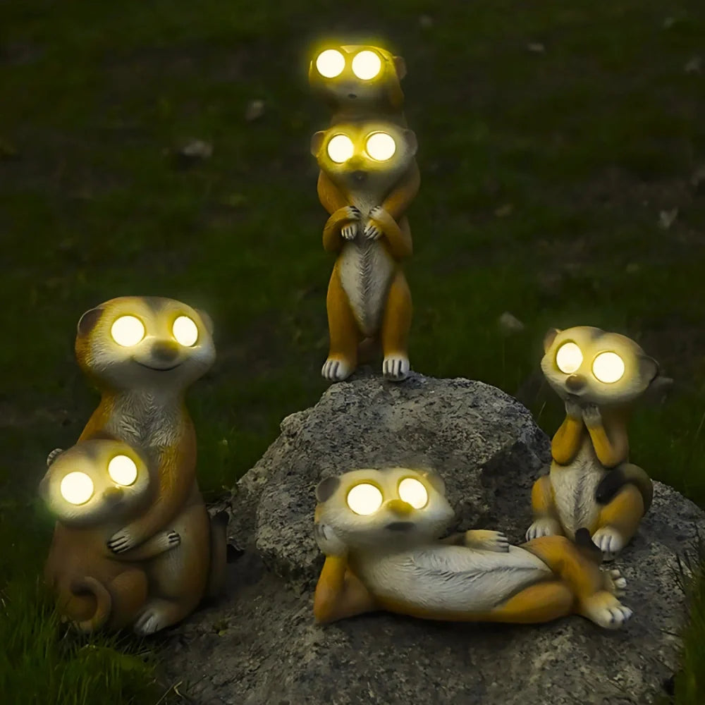 SolarKats™ Verlichte stokstaartfiguren