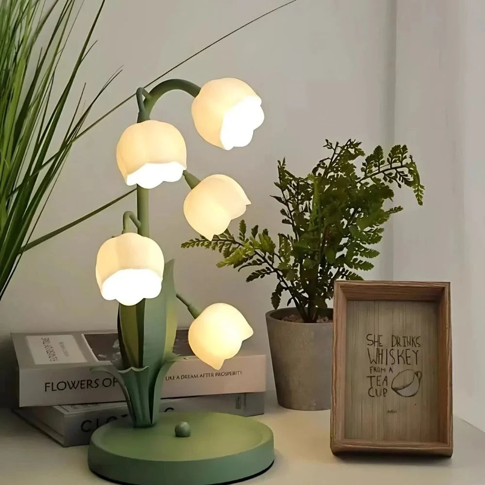 Belle lampe orchidée