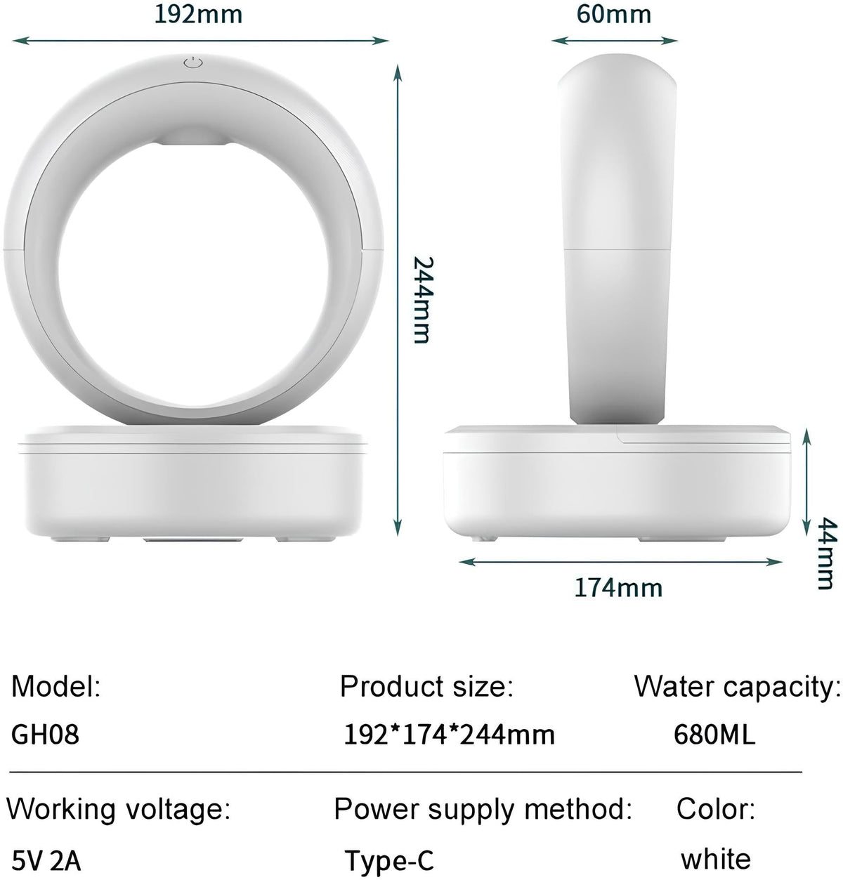 Humidificateur anti-gravité Levita™
