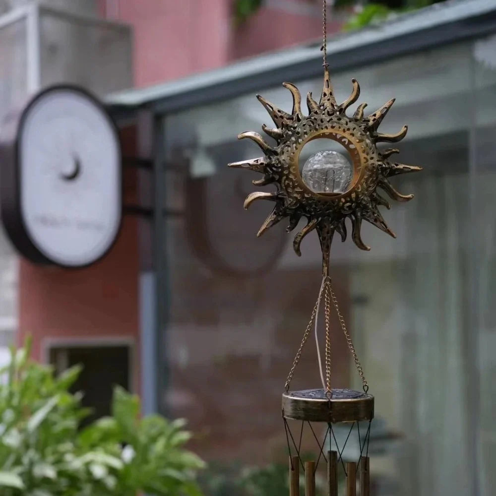 Carillon éolien solaire WhisperGlow™