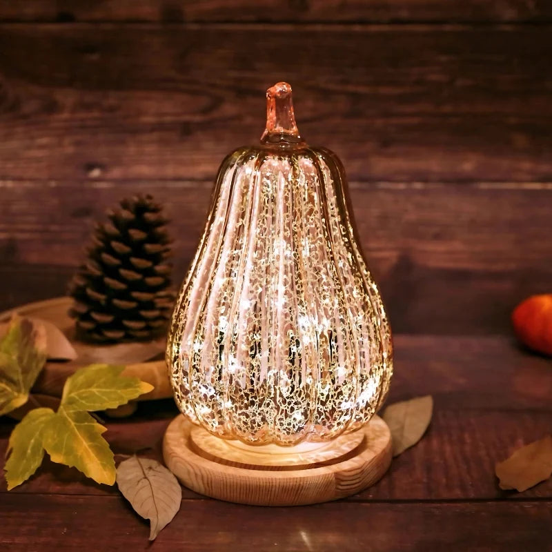 HarvestGlow™ Handgeblazen glazen lamp