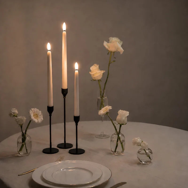 Bougies chandelier sans flamme