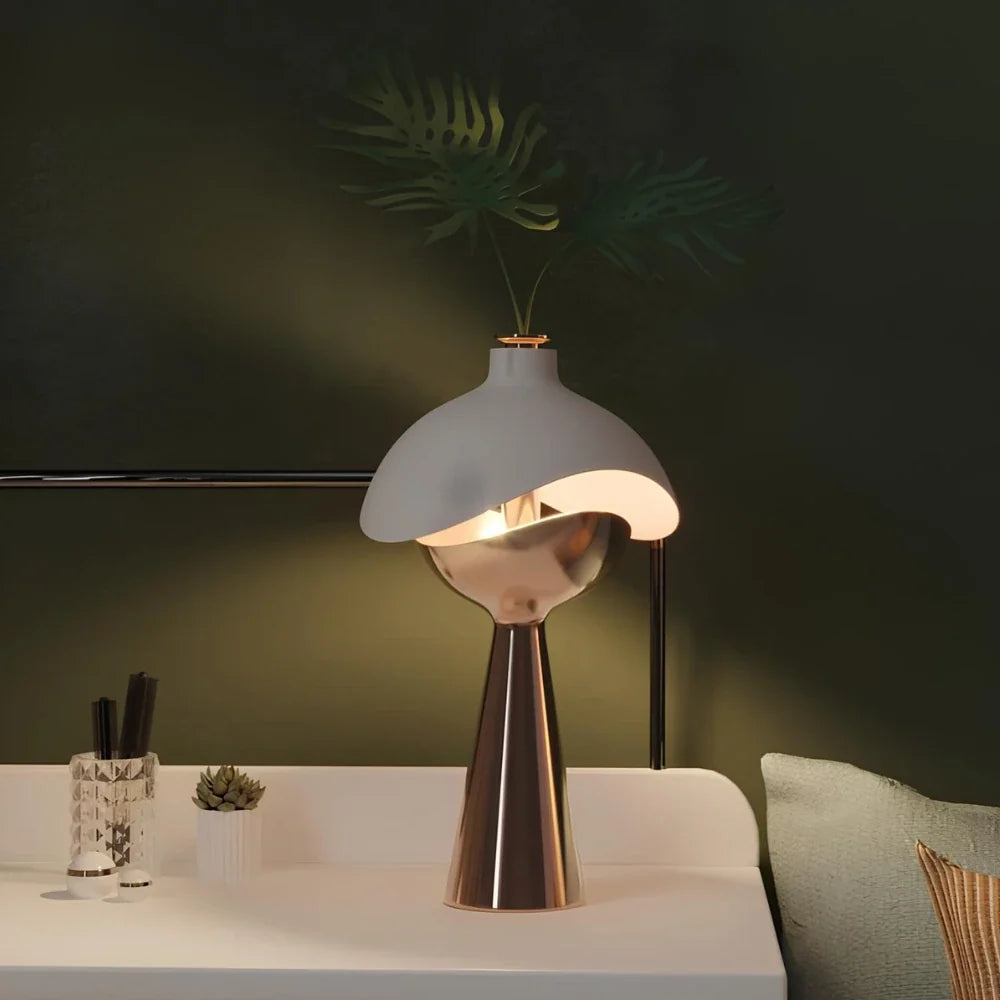 Lampe de table sculptée LumiDome™