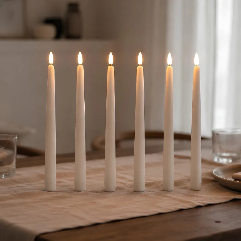 Bougies chandelier sans flamme