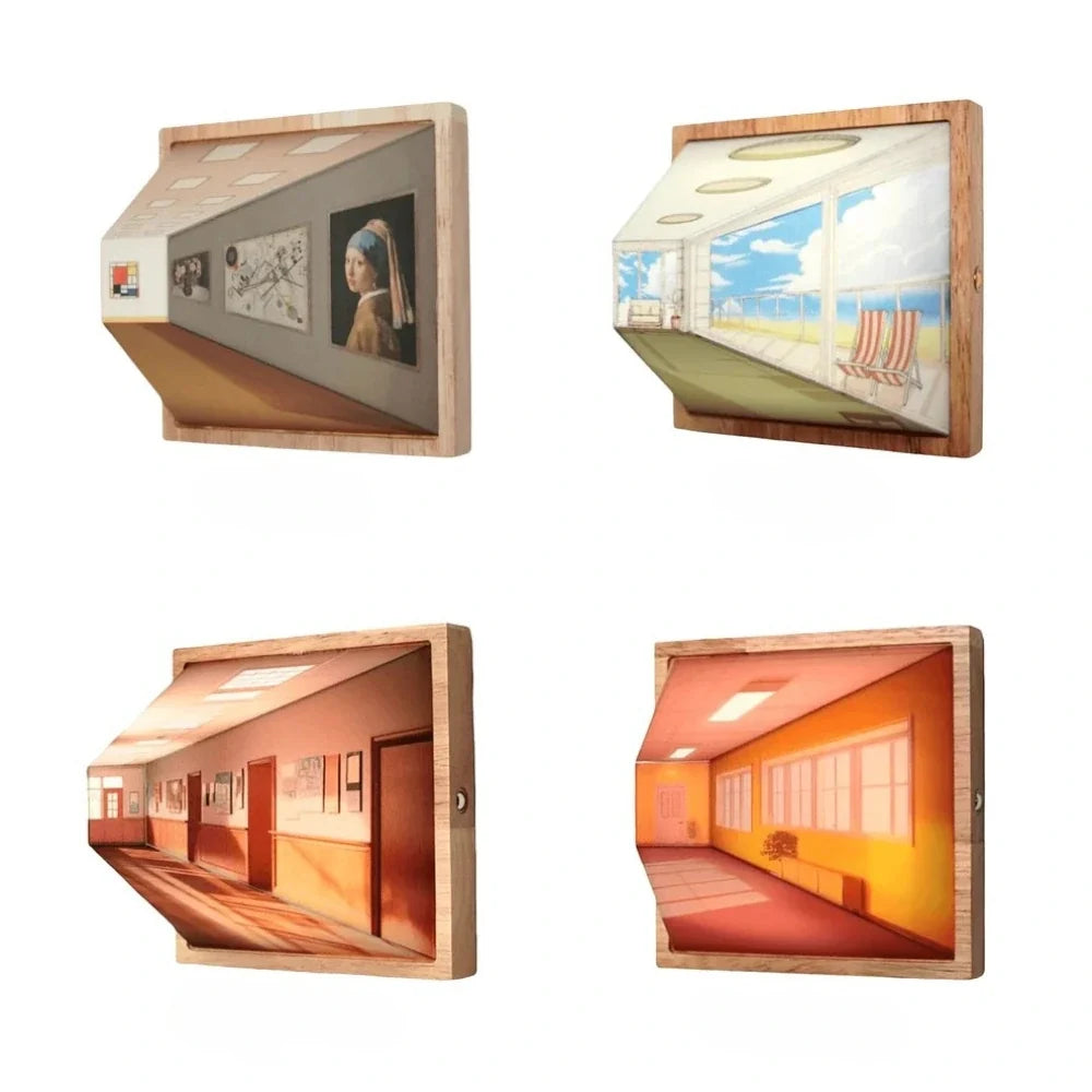 Lampe d'art à illusion 3D