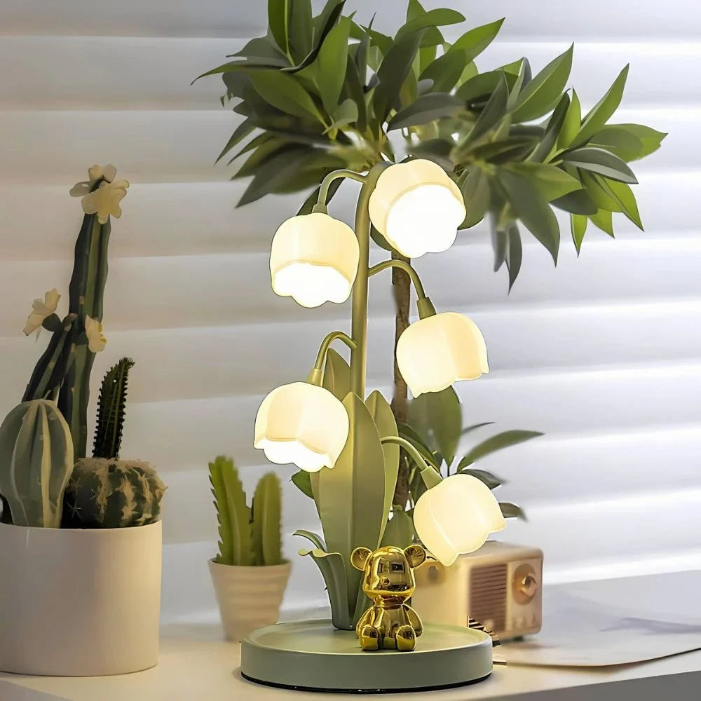 Belle lampe orchidée