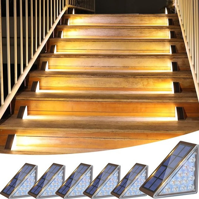 Lampes d'escalier solaires