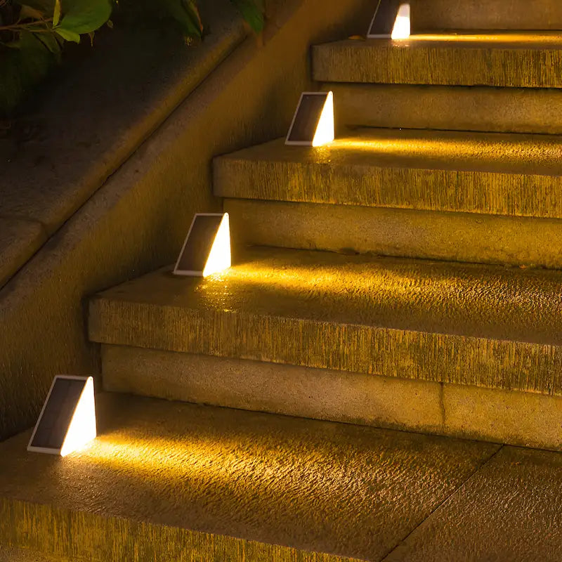 Lampes d'escalier solaires