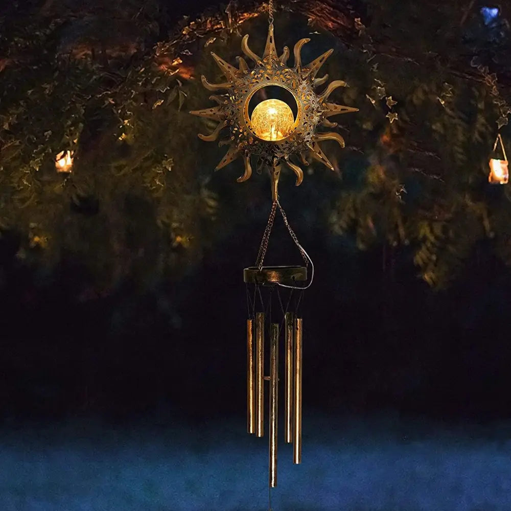 Carillon éolien solaire WhisperGlow™