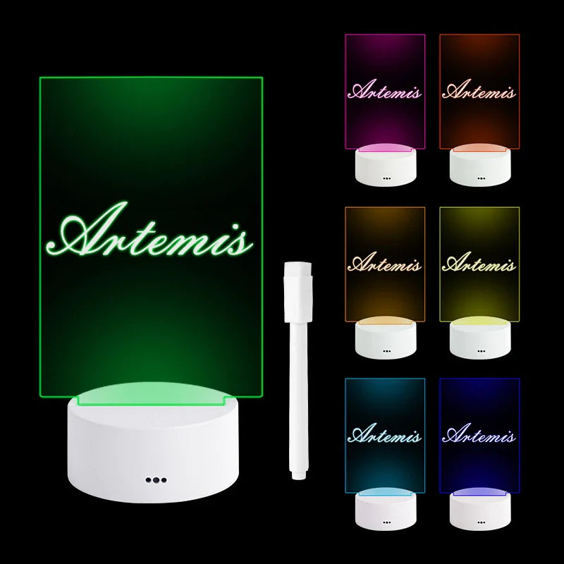 Notely™ Tableau mémo lumineux
