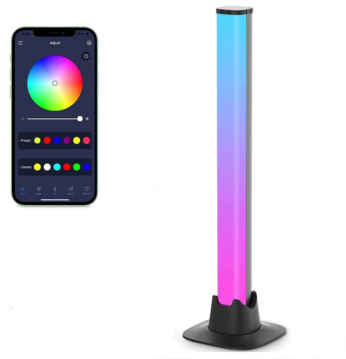 Ritmische lichtbalken