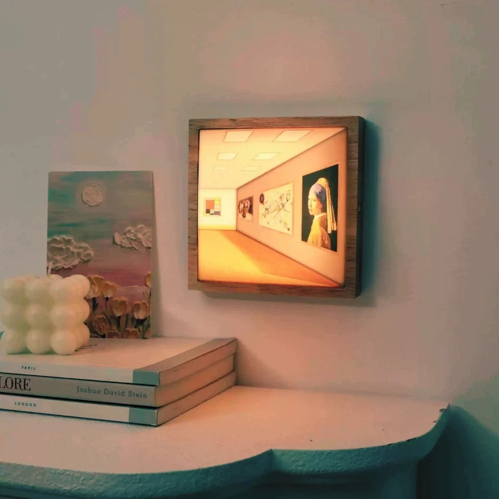 Lampe d'art à illusion 3D