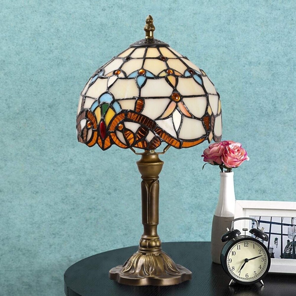 Lampe vitrail ancienne