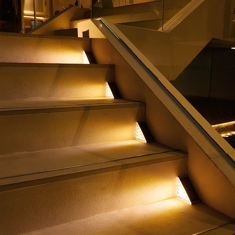 Lampes d'escalier solaires