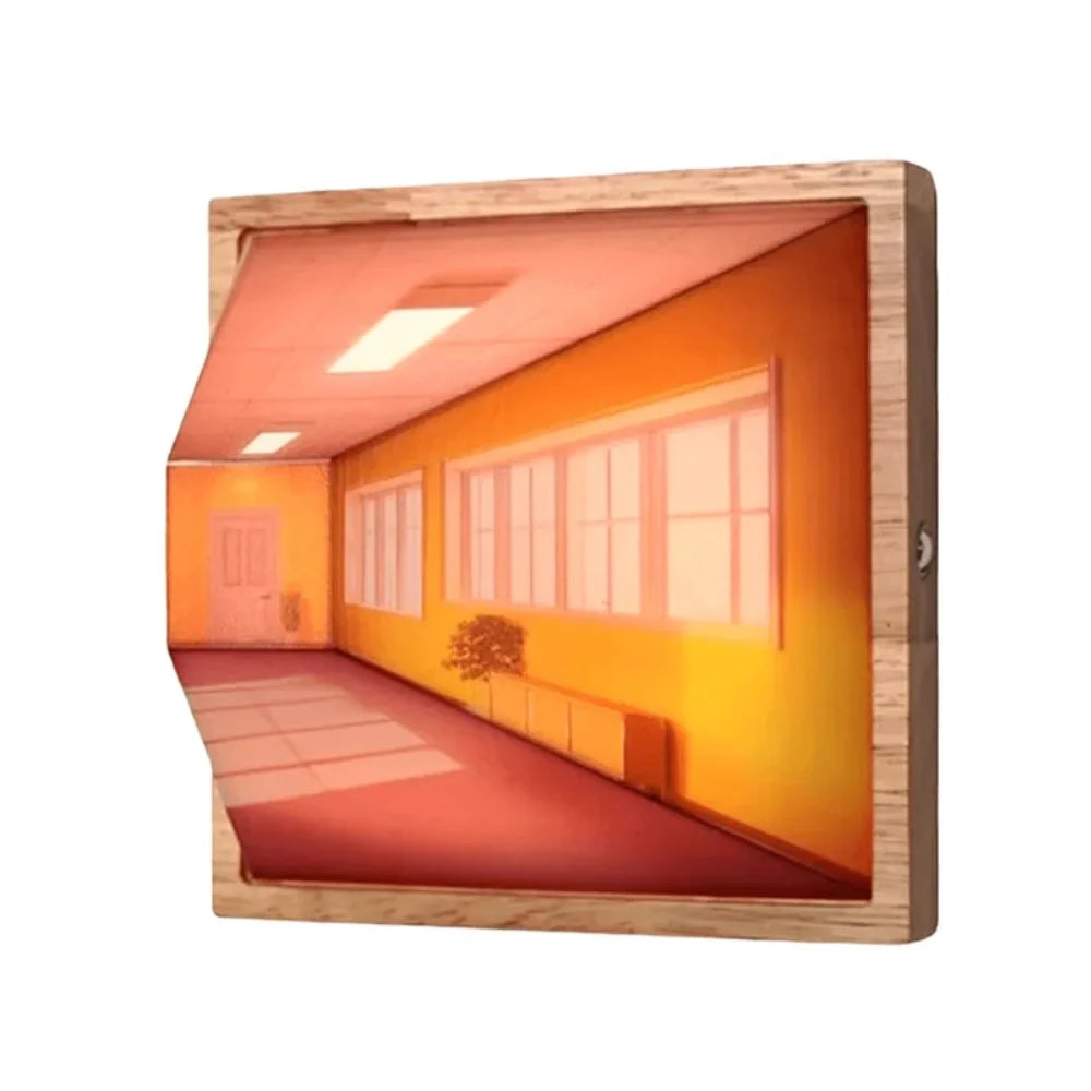 Lampe d'art à illusion 3D