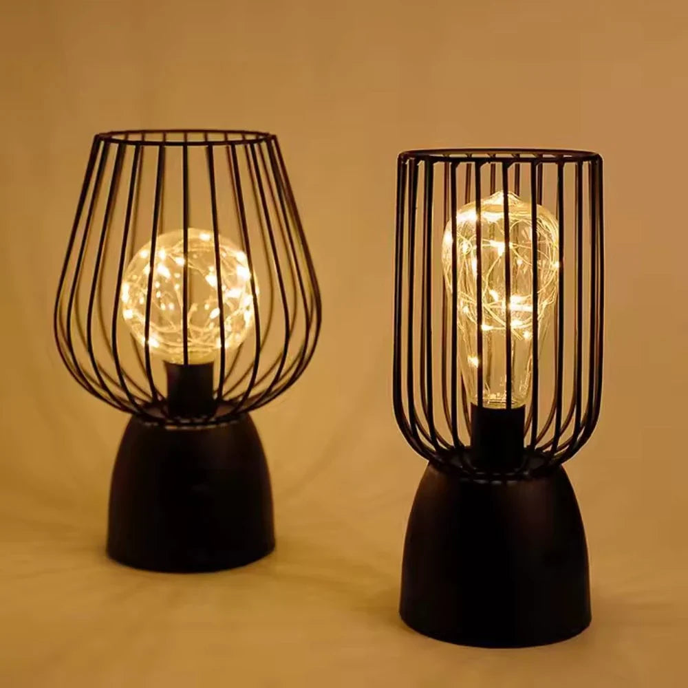 Lampe en fer rayonnante